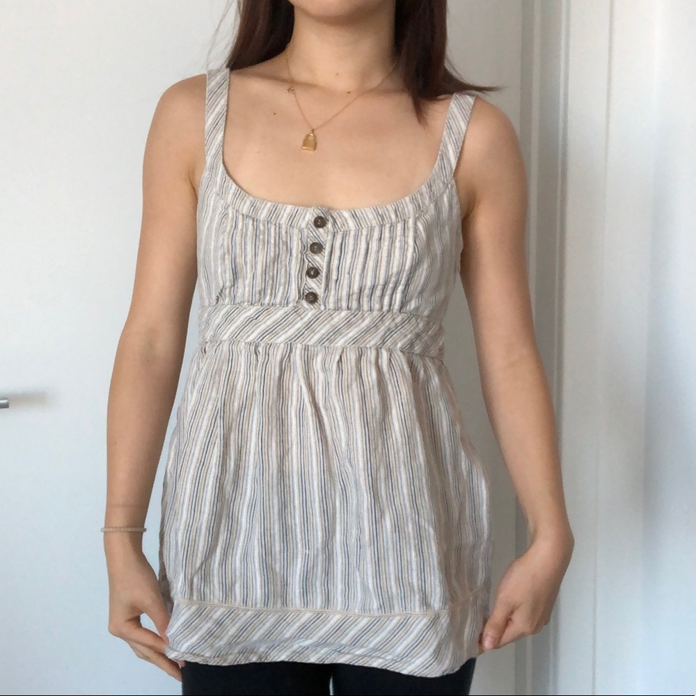 Mango patterned sleeveless top